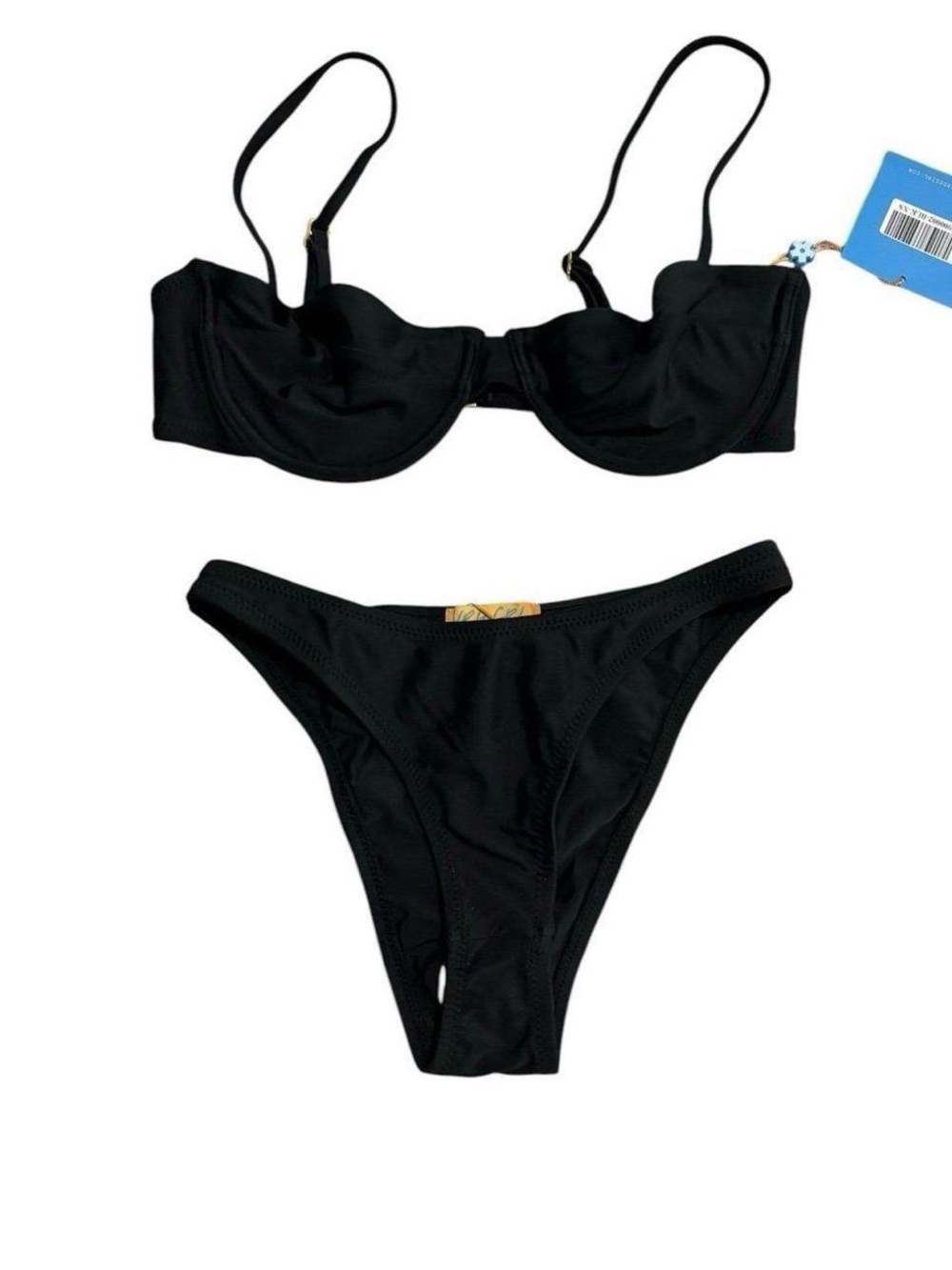 Verge girl retro underwire balconette bikini top